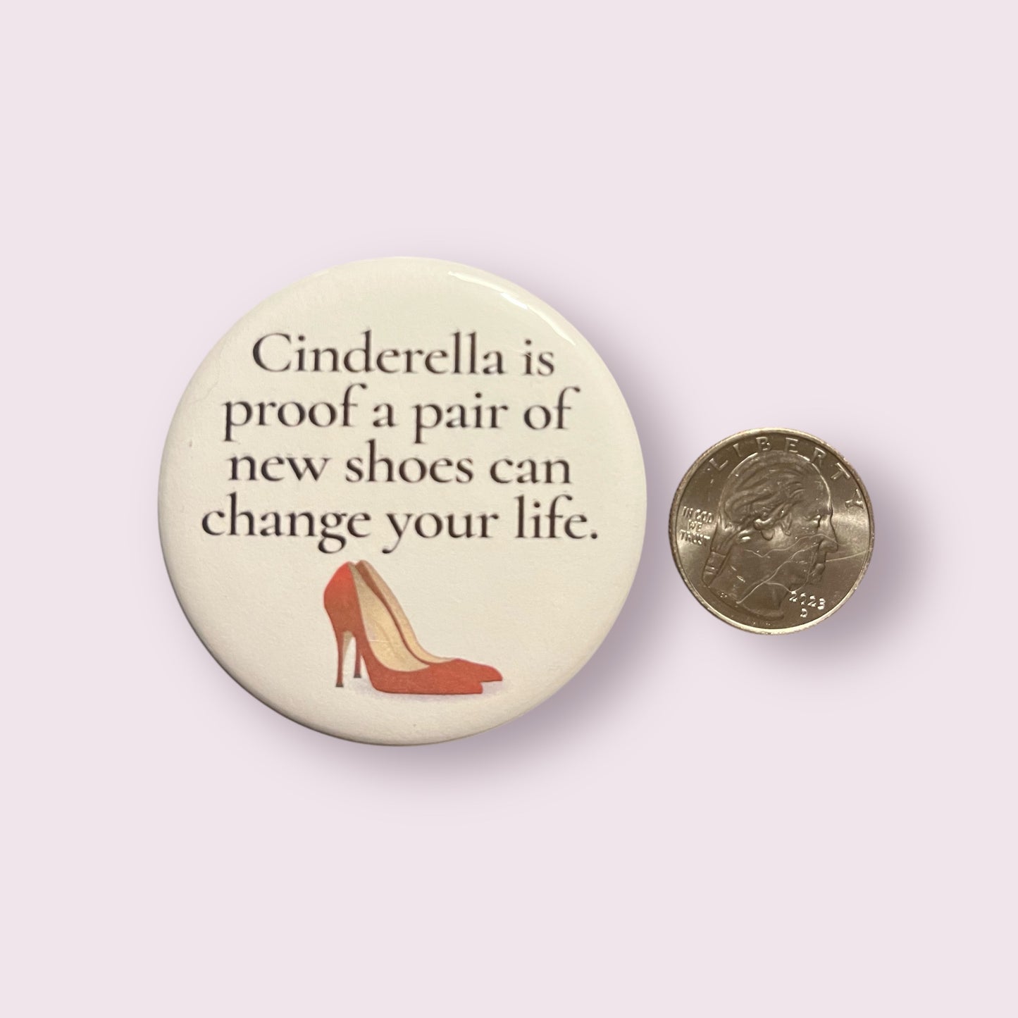Cinderella and New Shoes Refrigerator Magnet