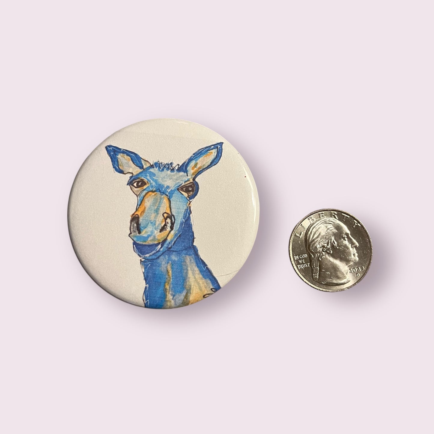 Blue Mule Refrigerator Magnet