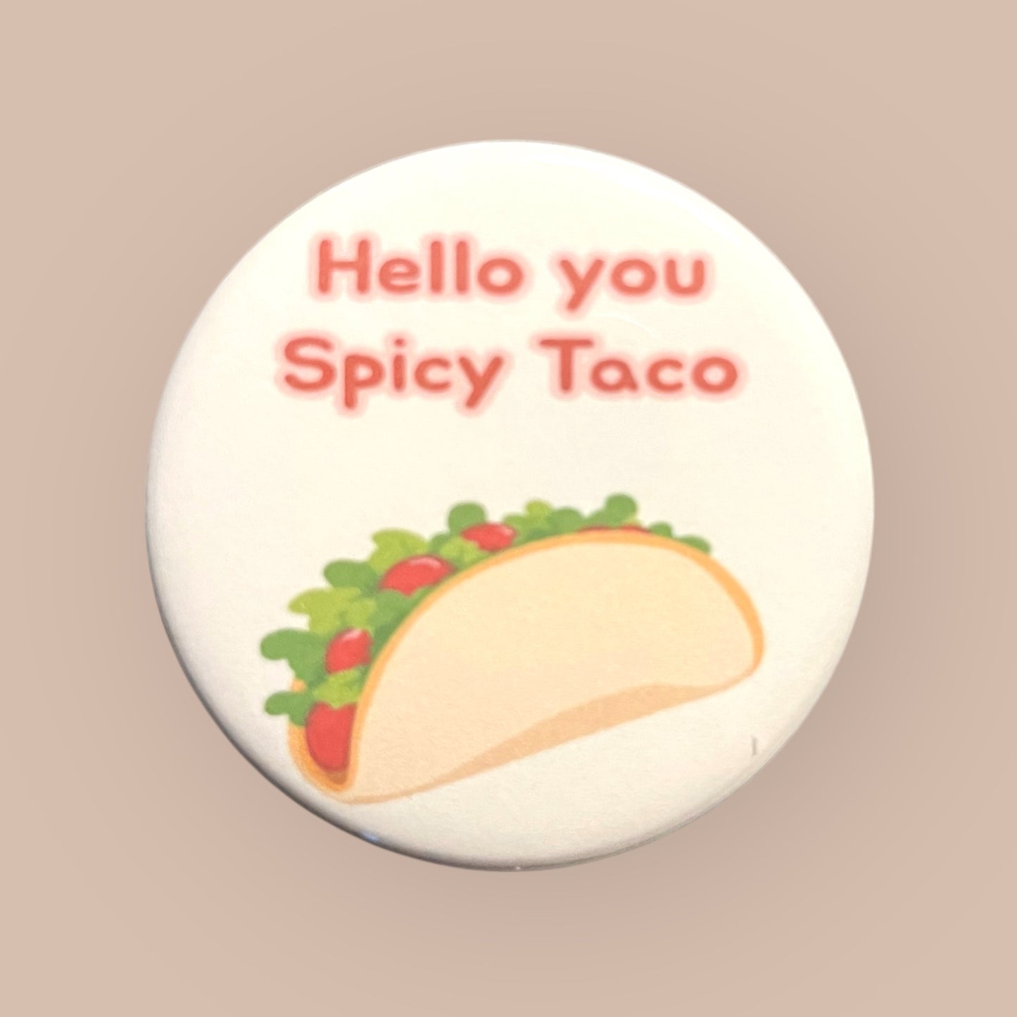 Spicy Taco Refrigerator Magnet