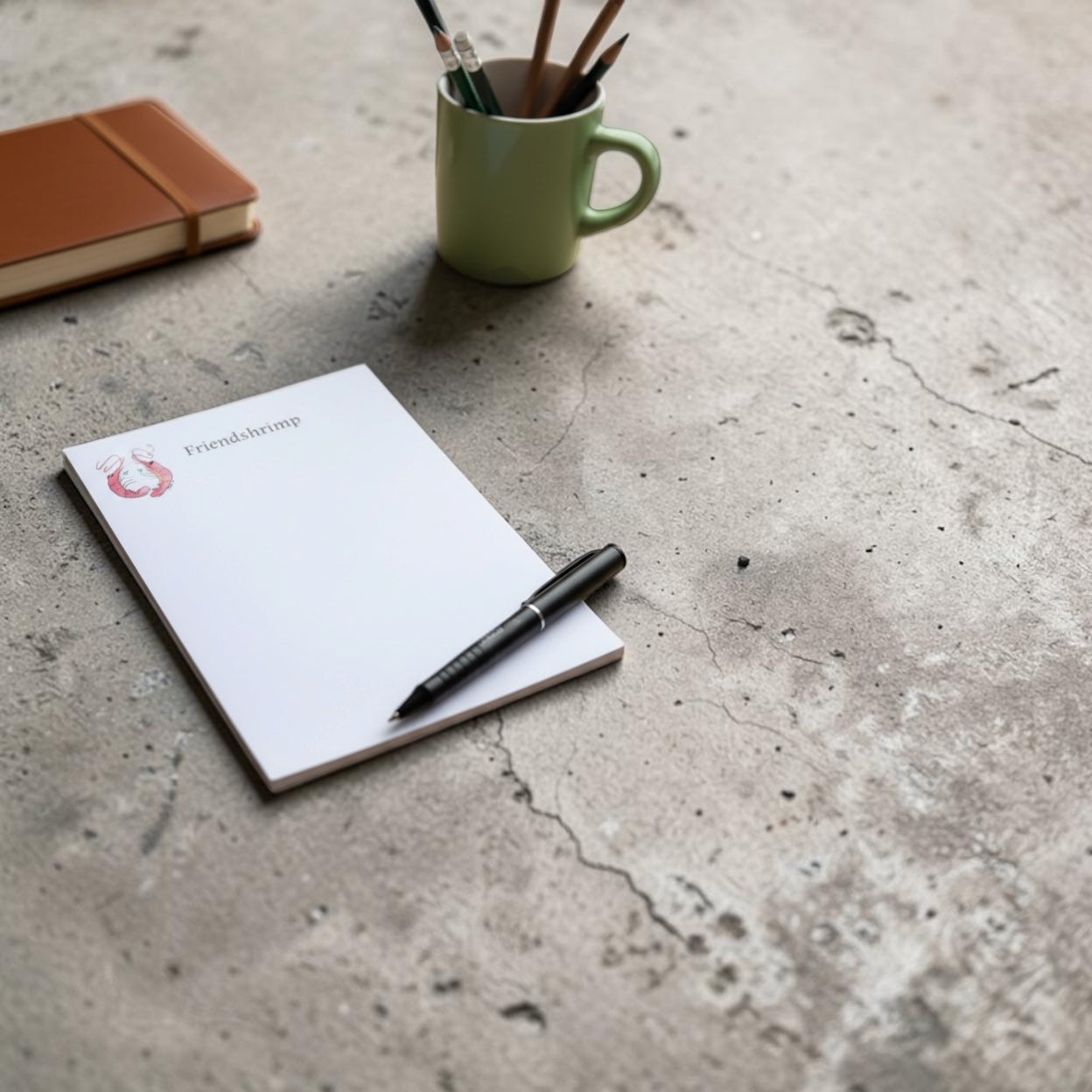 Friendshrimp notepad