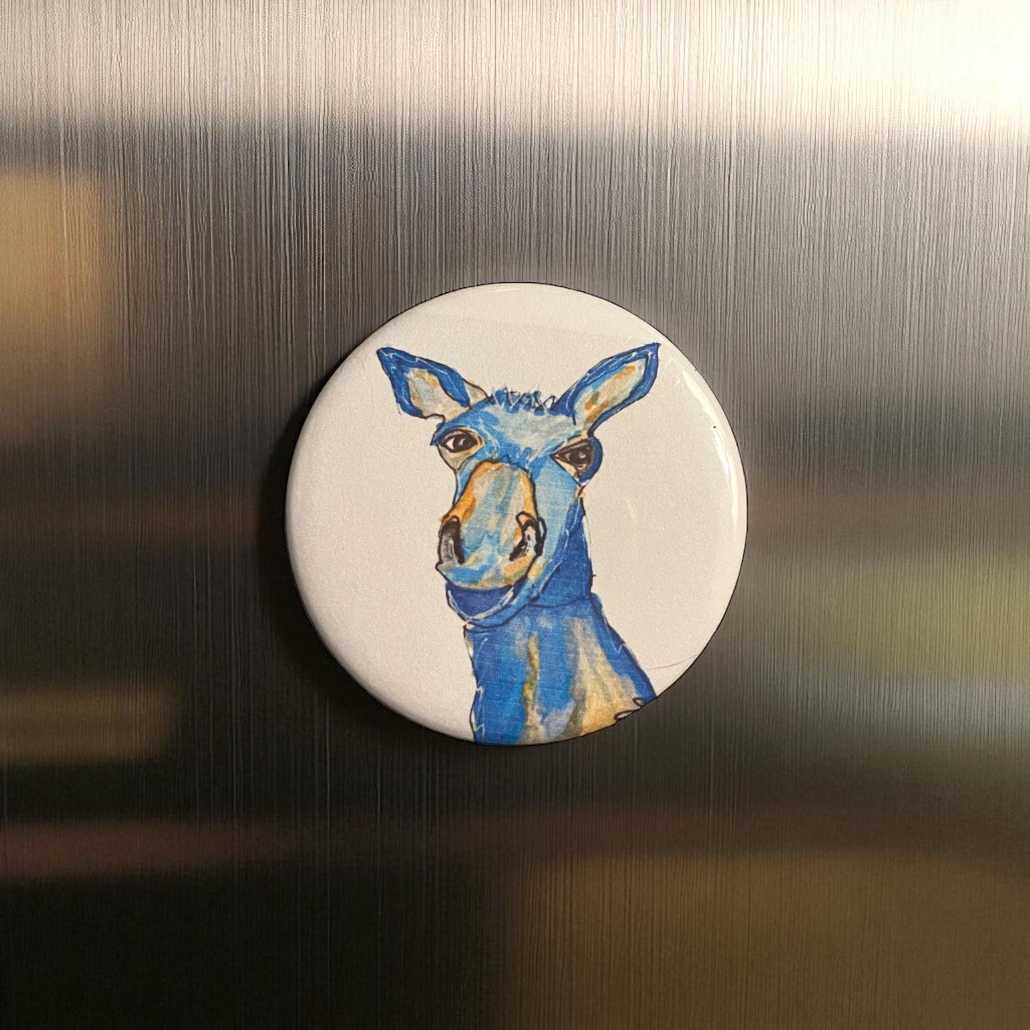 Blue Mule Refrigerator Magnet