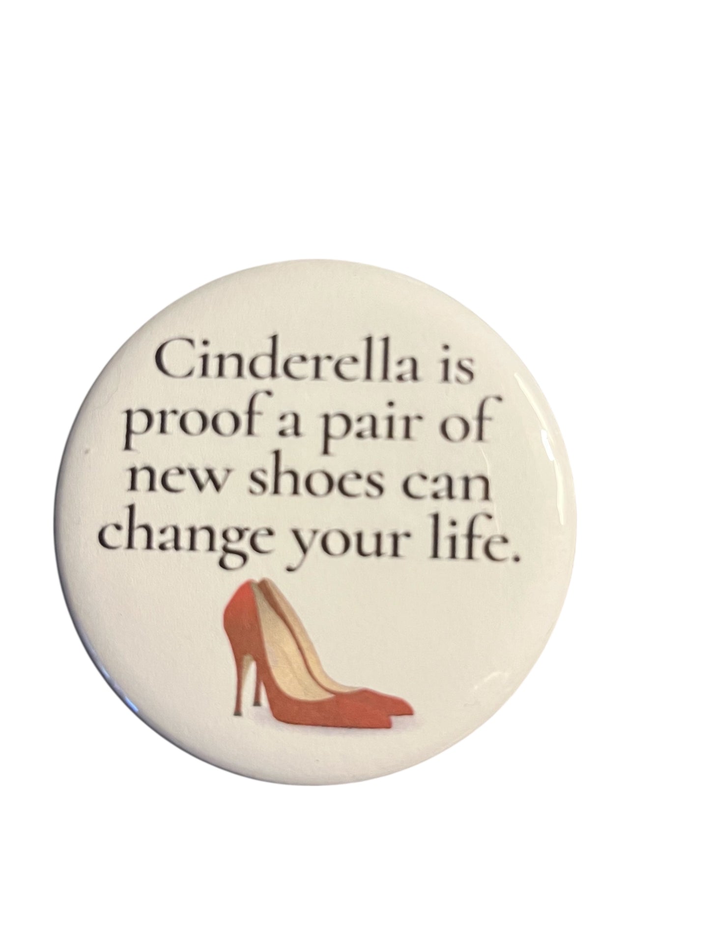 Cinderella and New Shoes Refrigerator Magnet