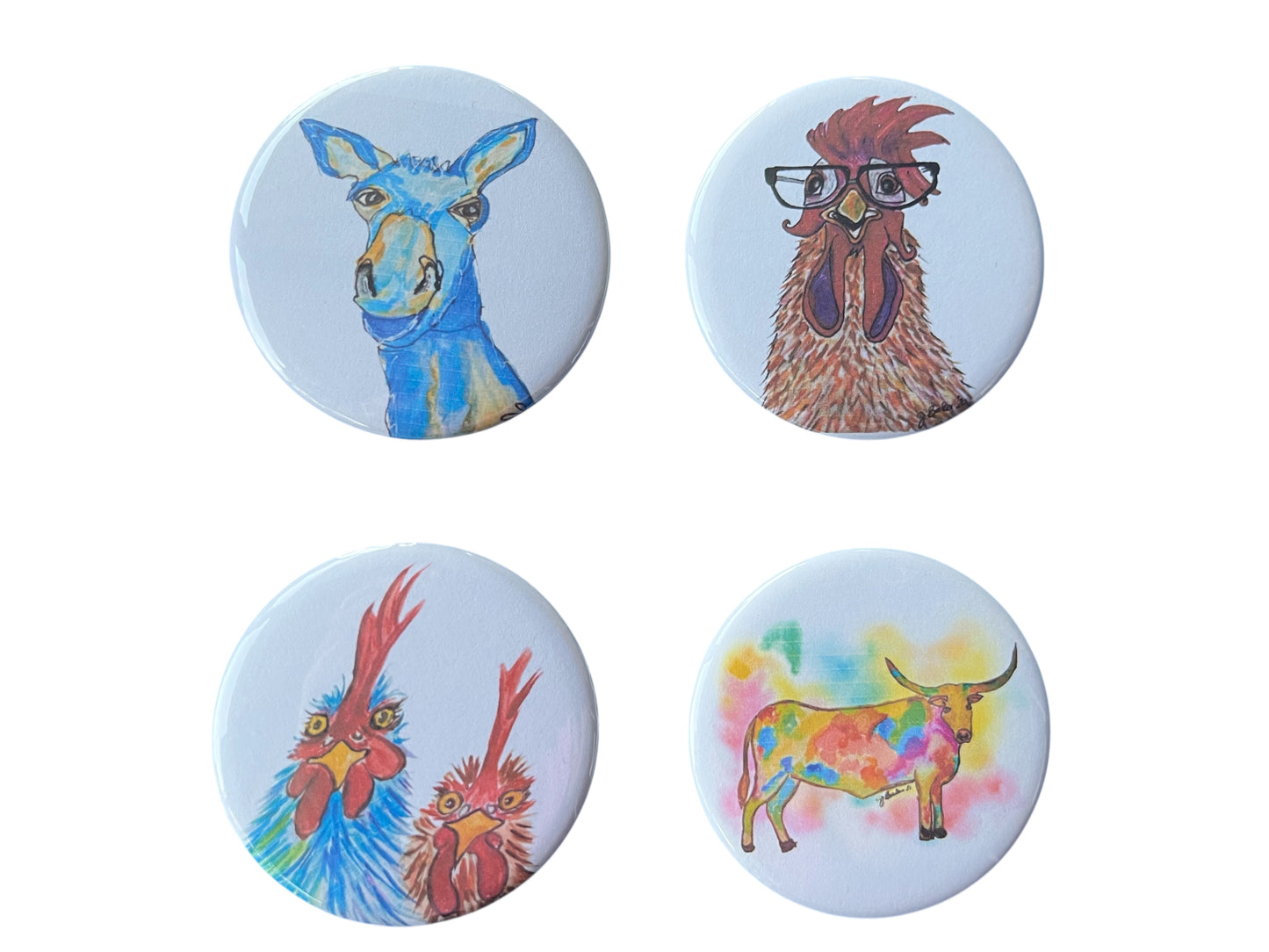 Barnyard Friends Refrigerator Magnet Set