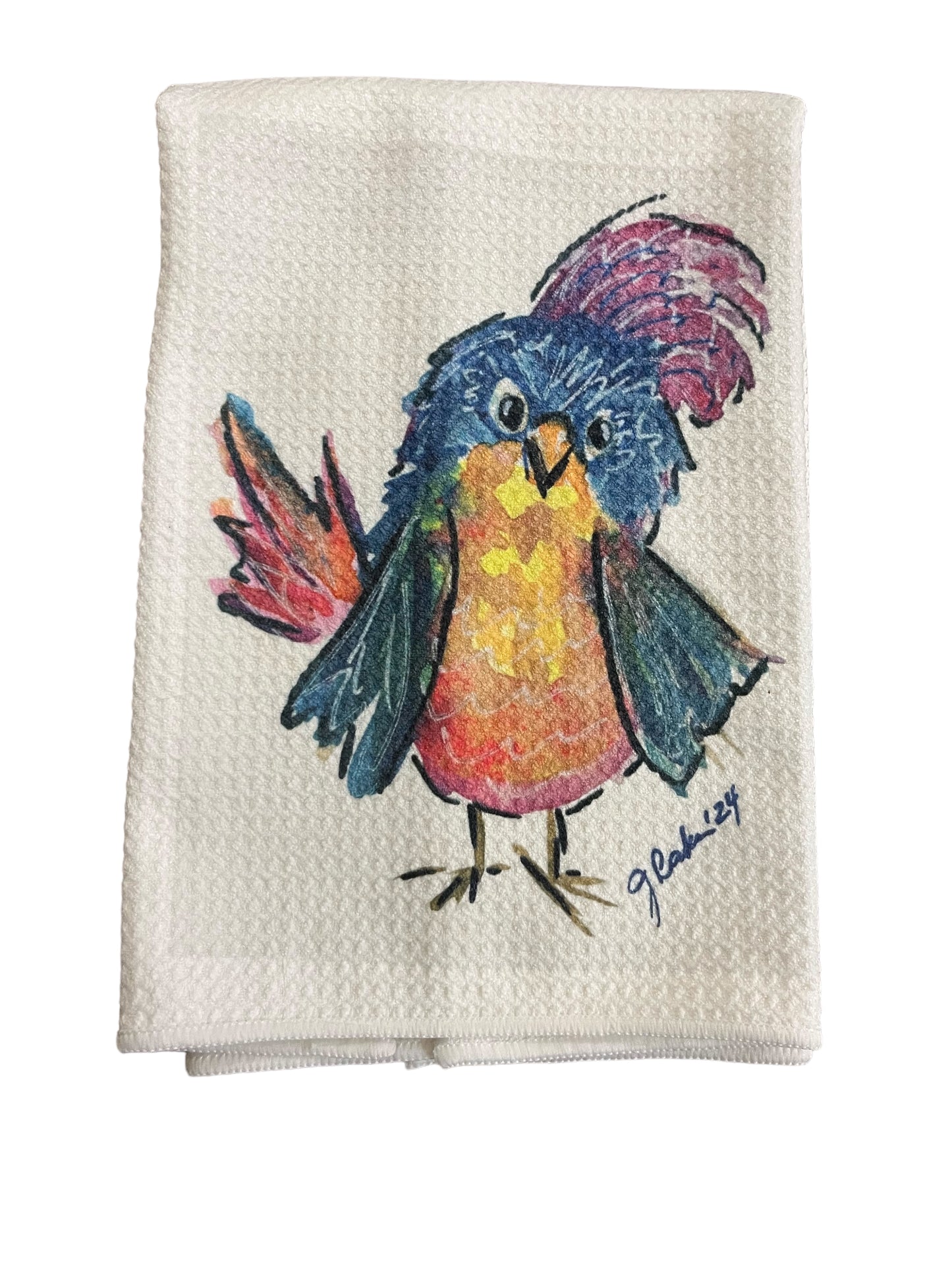 Little chicken kitchen towel