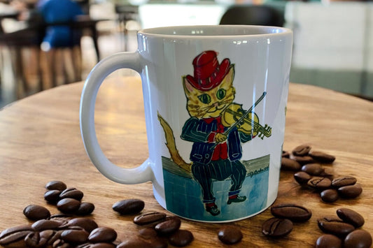 The Cat and the Fiddle Mug