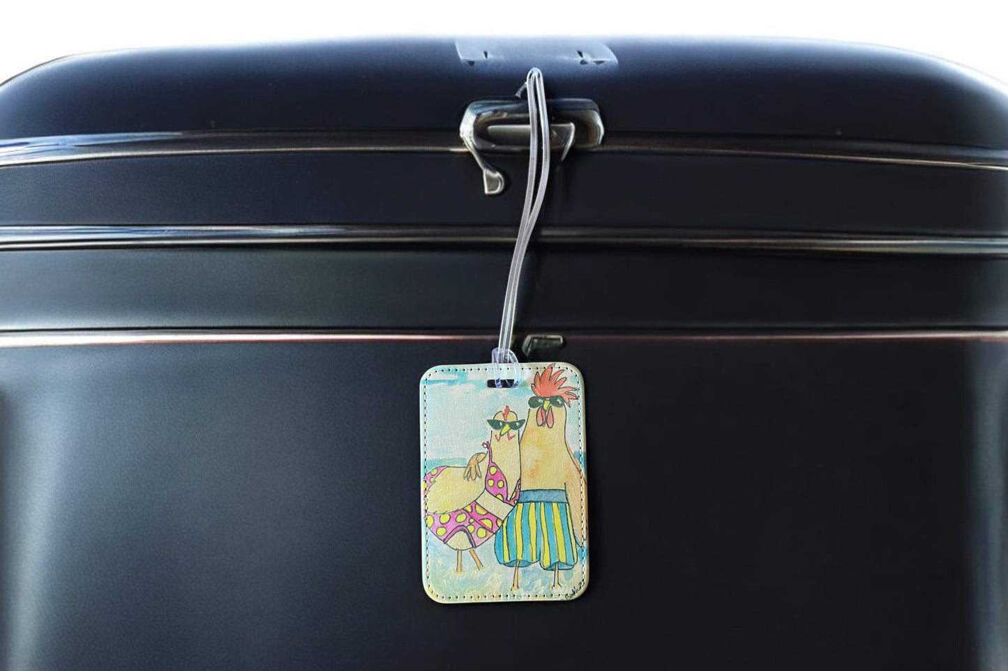 Birds on the Beach Luggage Tag