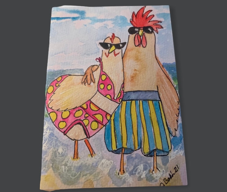 The Birds at the beach