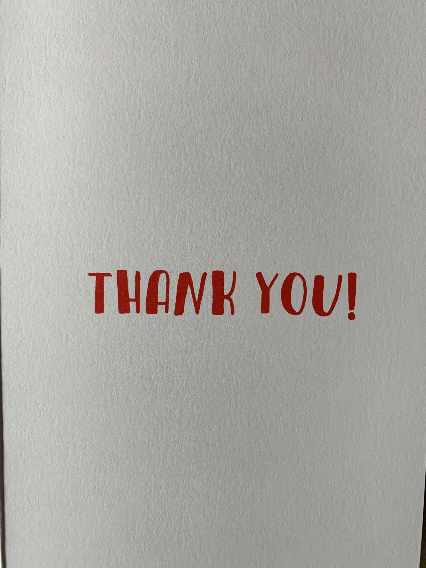Armadillo love thank you card