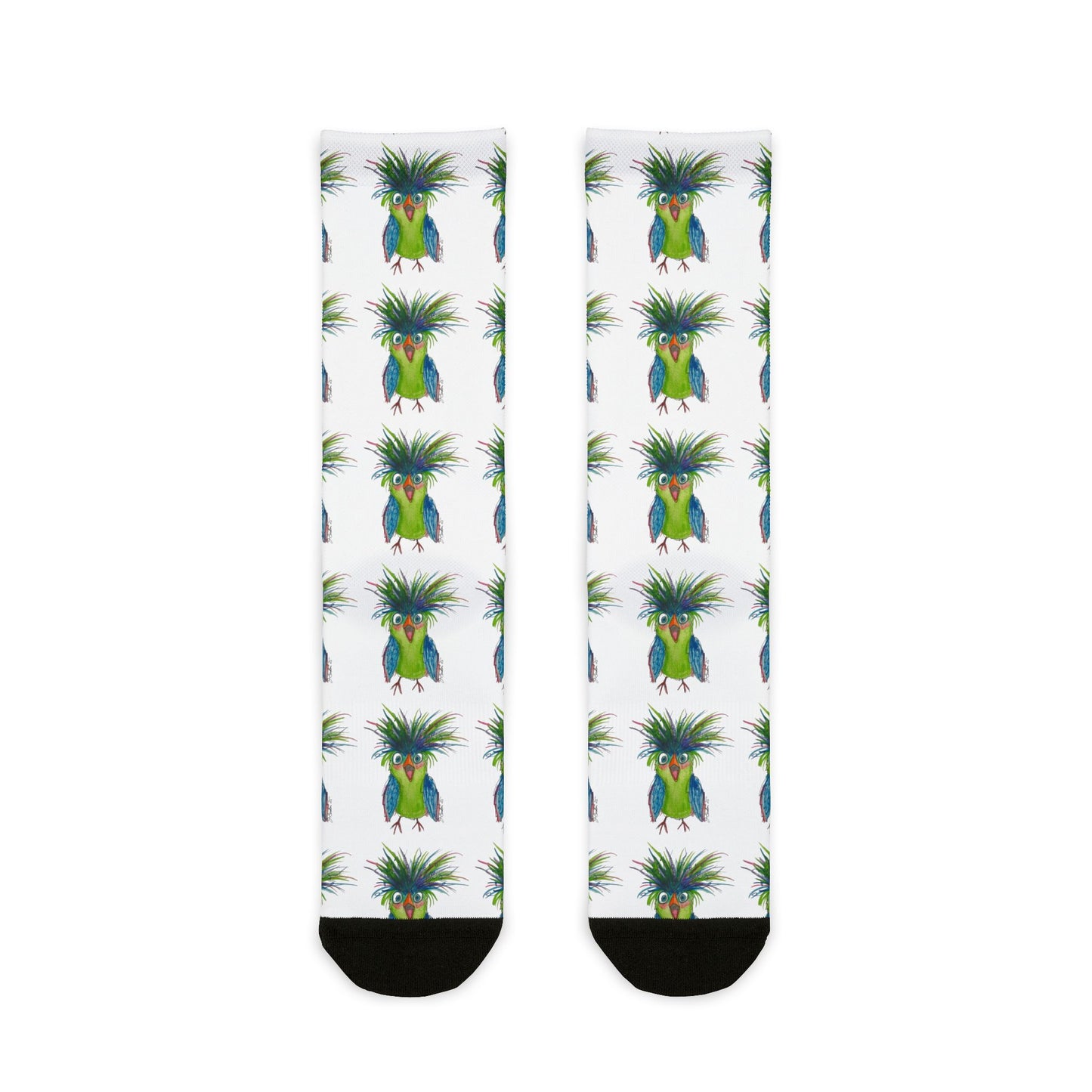 Surprized bird Crew socks