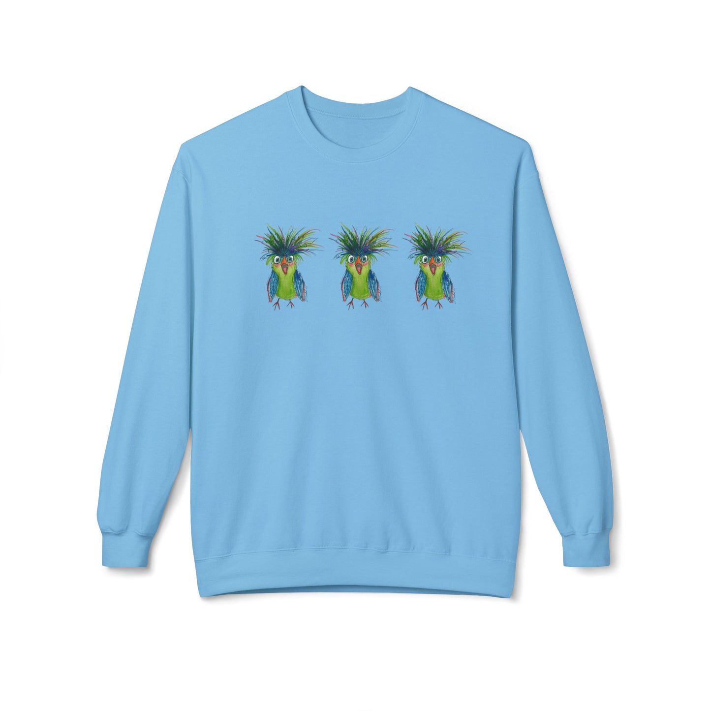 Tropical Cockatoo Crewneck Sweatshirt