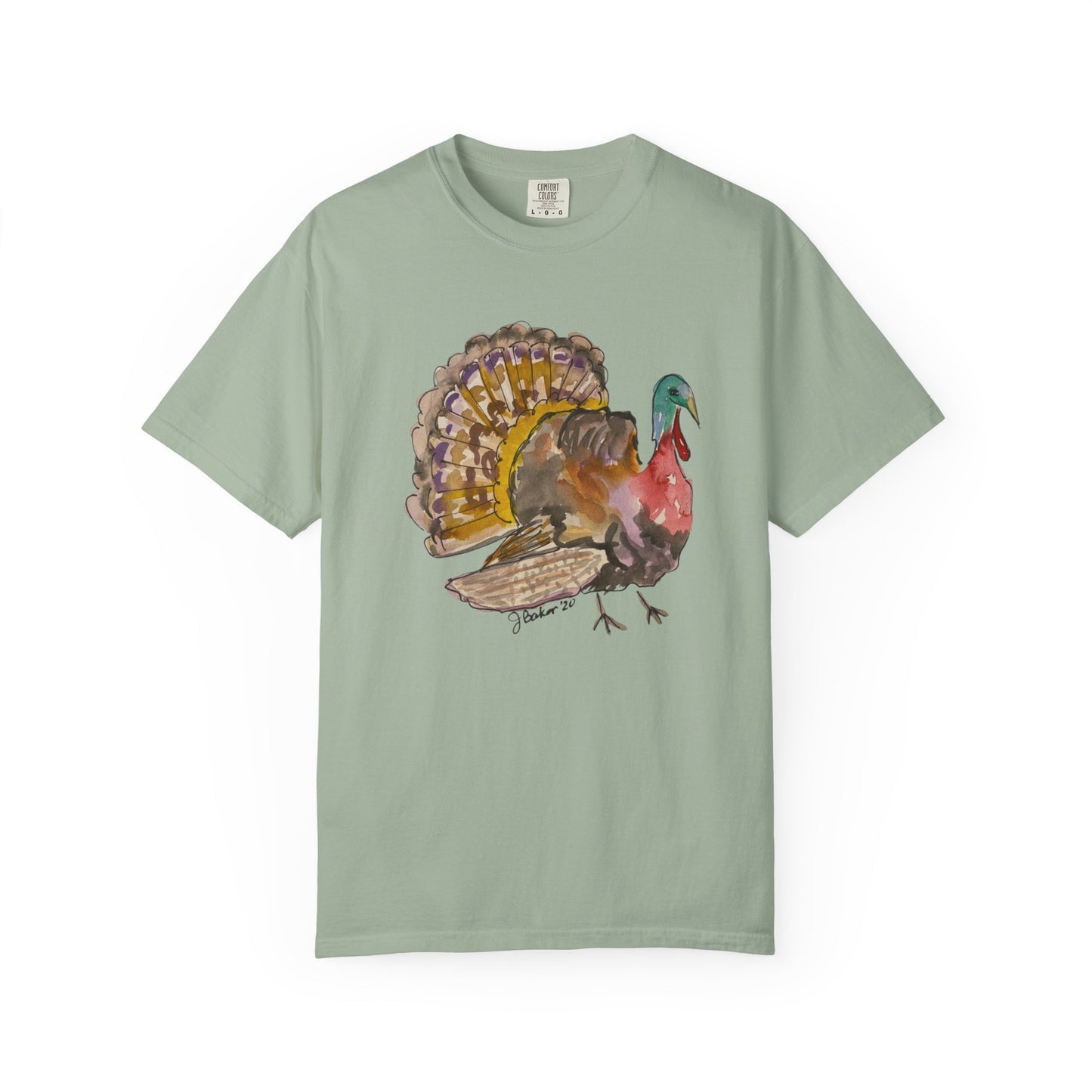 Turkey Watercolor T-Shirt —Thanksgiving Turkey Tee