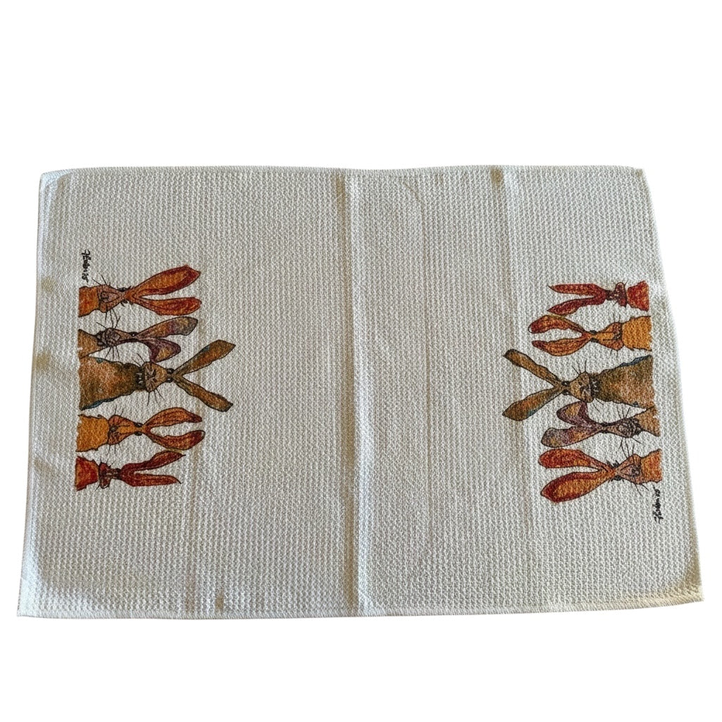 Rabbit Row kitchen dish towel