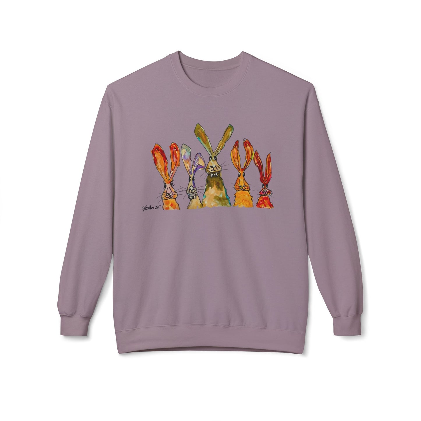 Bunny Row Softstyle Fleece Crewneck Sweatshirt
