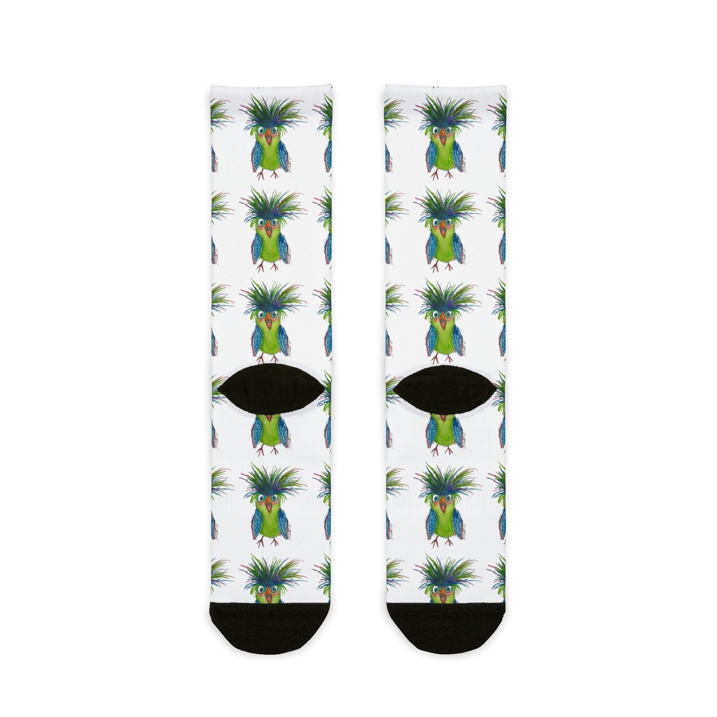 Surprized bird Crew socks