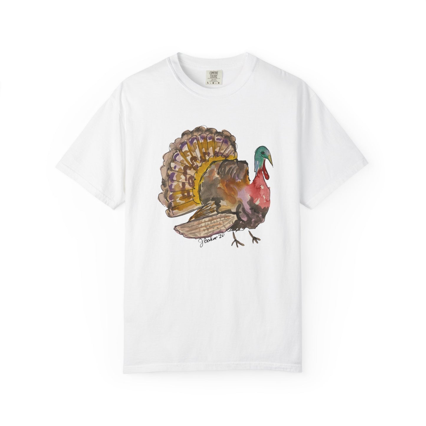 Turkey Watercolor T-Shirt —Thanksgiving Turkey Tee
