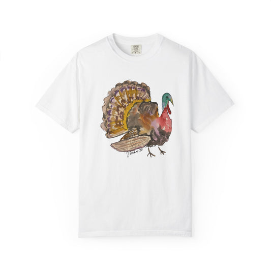 Turkey Watercolor T-Shirt —Thanksgiving Turkey Tee