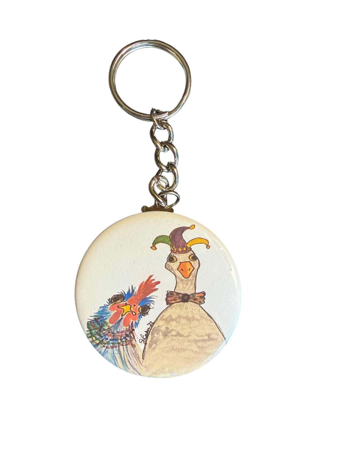 Party animals keychain