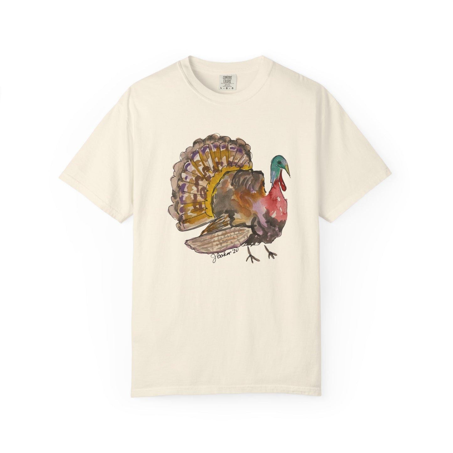 Turkey Watercolor T-Shirt —Thanksgiving Turkey Tee