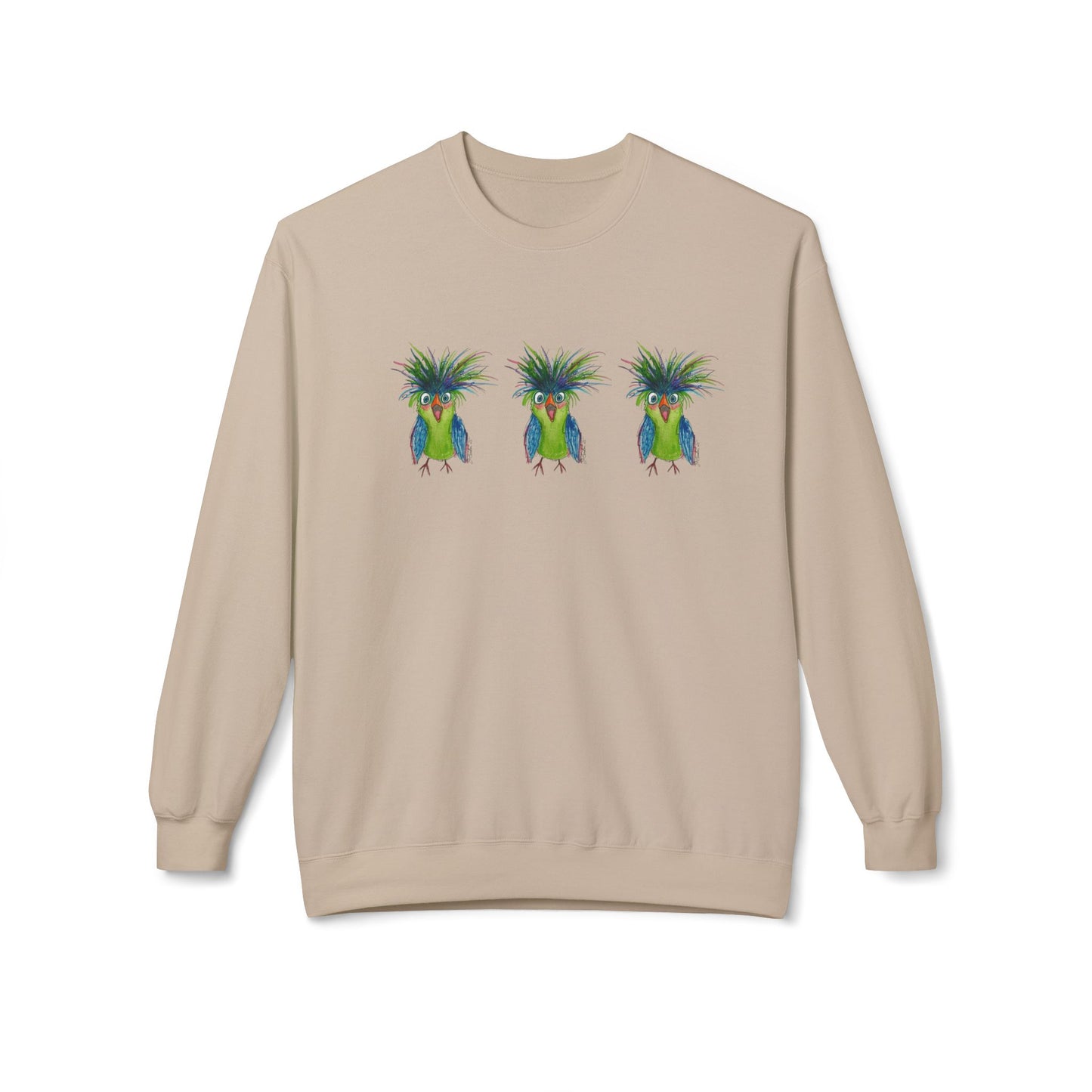 Tropical Cockatoo Crewneck Sweatshirt