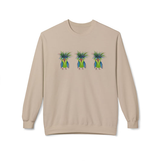 Tropical Cockatoo Crewneck Sweatshirt