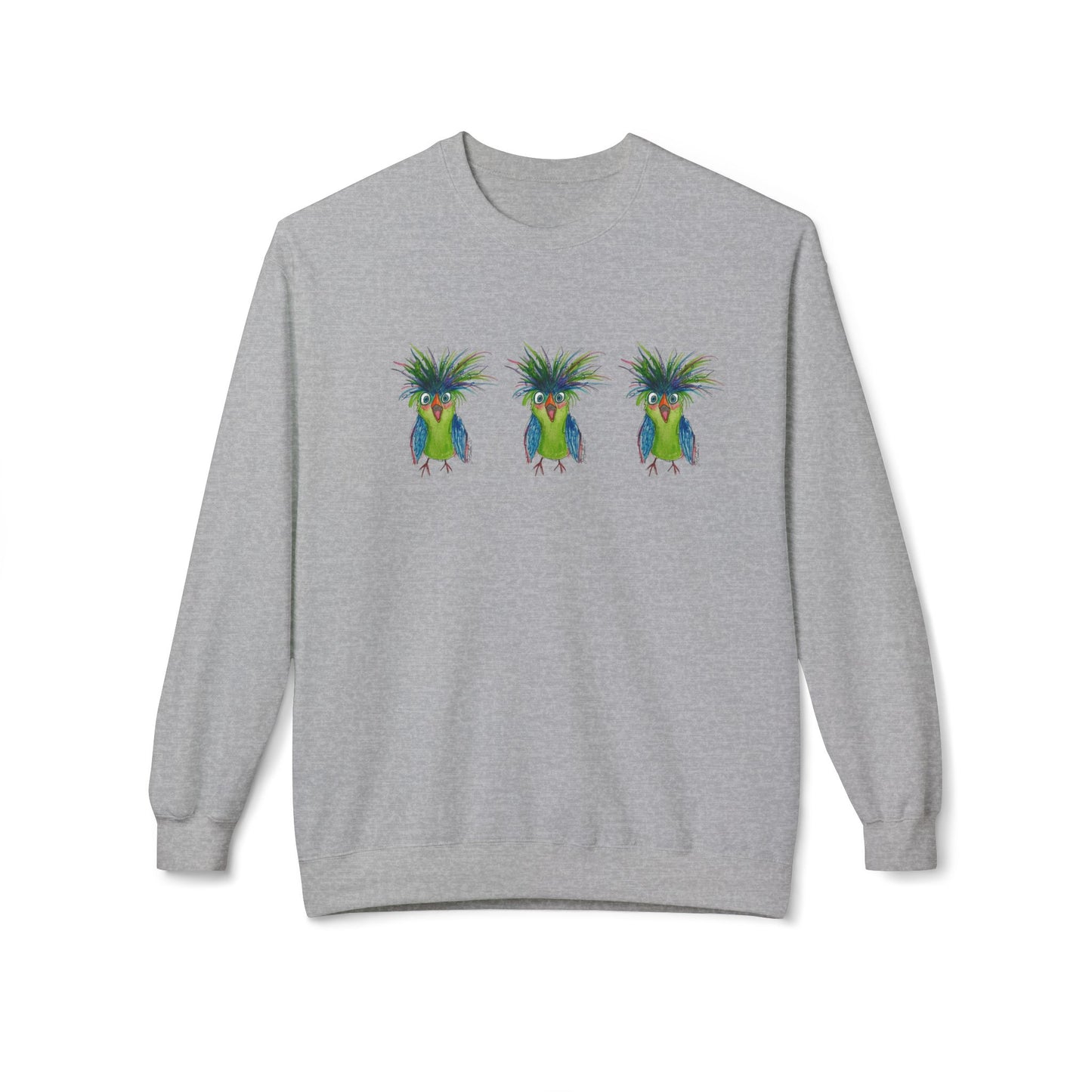 Tropical Cockatoo Crewneck Sweatshirt