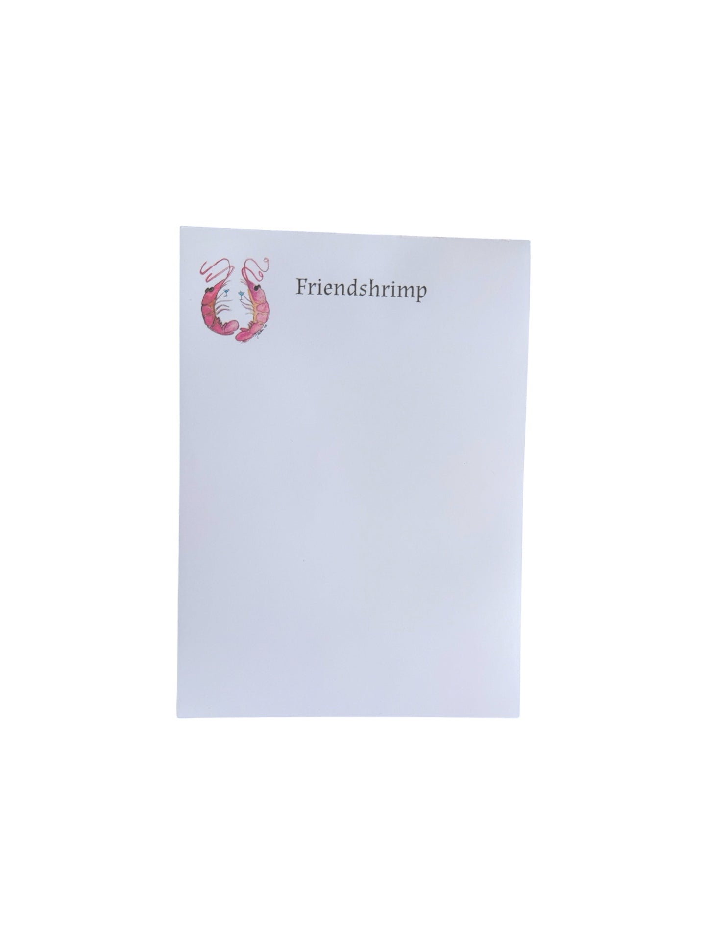 Friendshrimp notepad