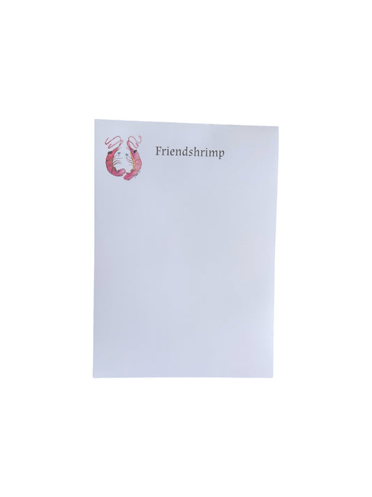 Friendshrimp notepad