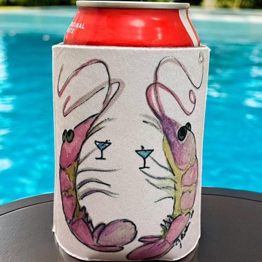 Cocktail Shrimp Can Coozie
