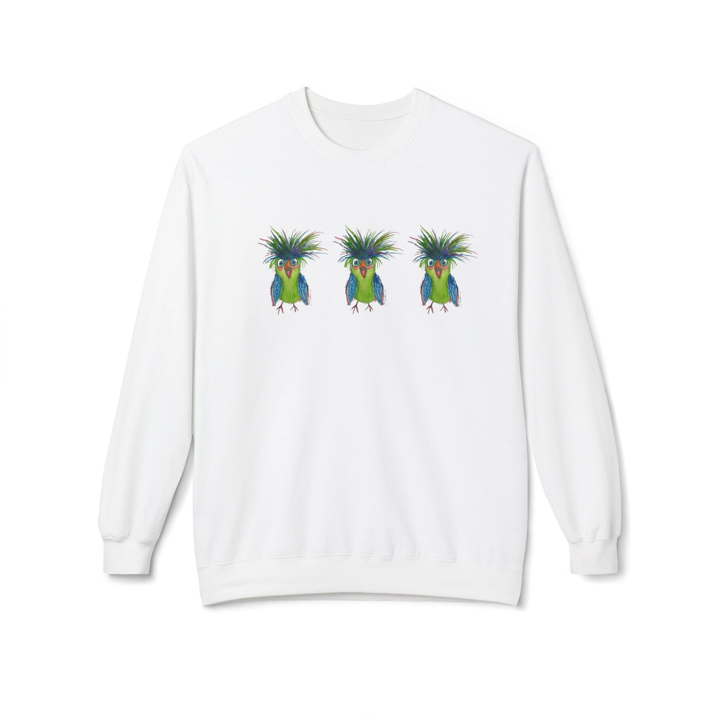 Tropical Cockatoo Crewneck Sweatshirt