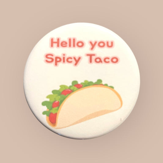 Spicy Taco Refrigerator Magnet