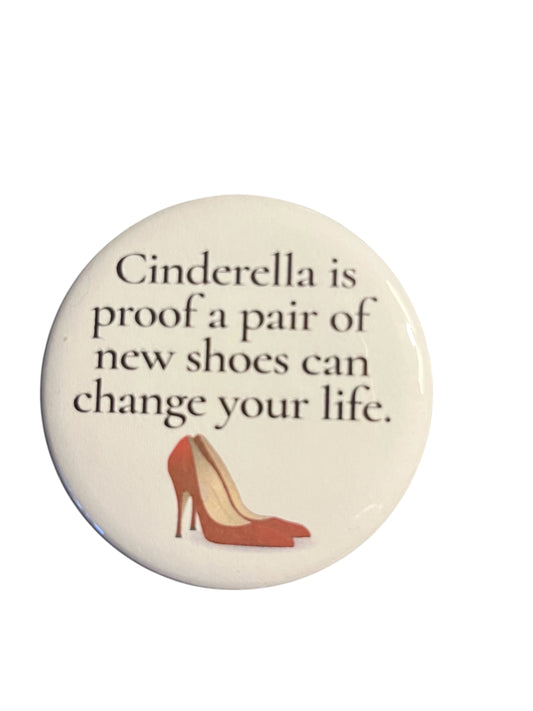 Cinderella and New Shoes Refrigerator Magnet