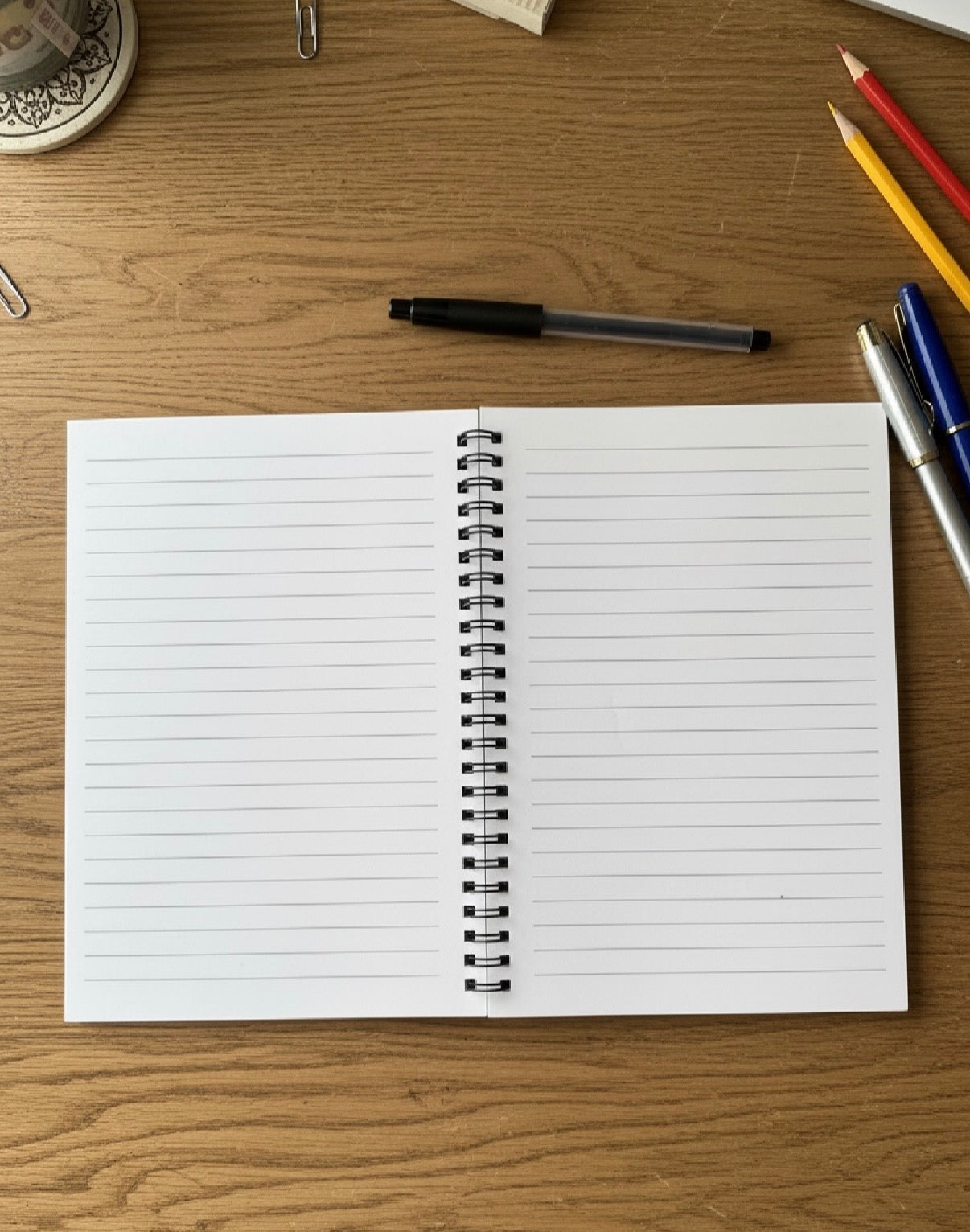 Happy Dog Spiral Notebook Journal