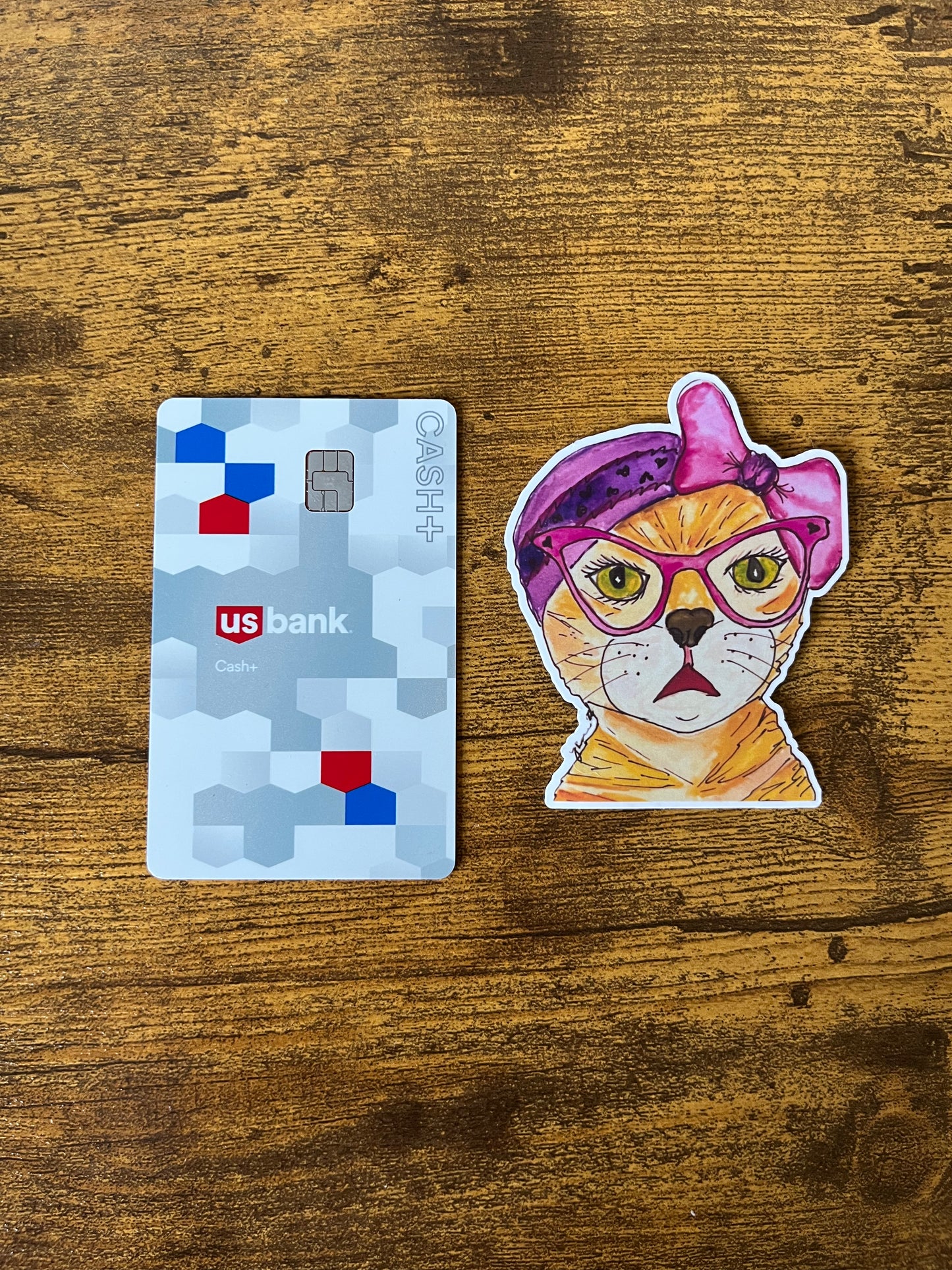 Miss Kitty Cat sticker FREE SHIPPING