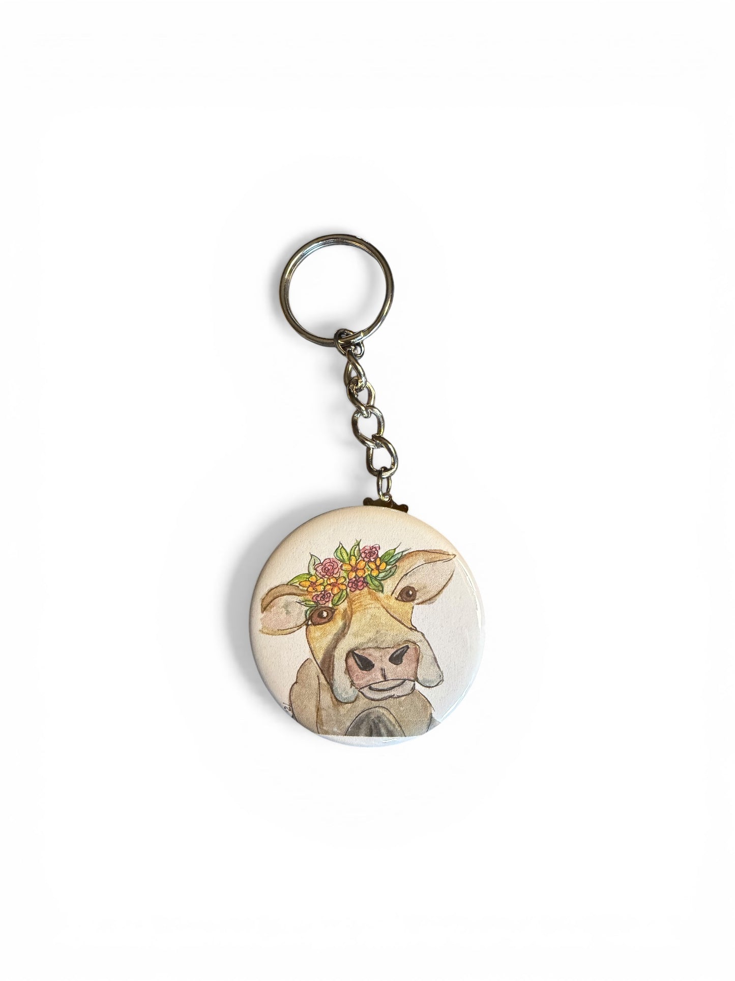 Farmyard Cow keychain