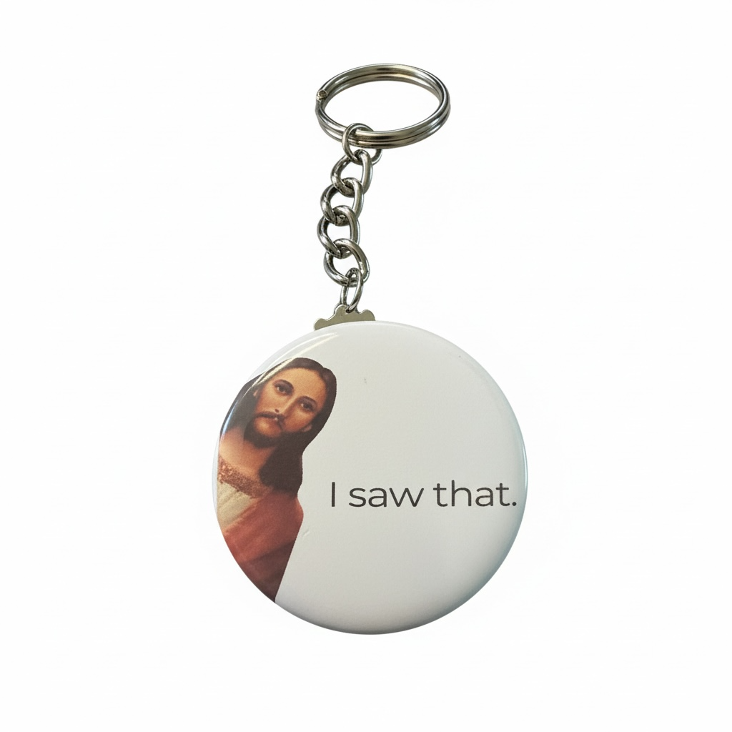 Jesus I saw that keychain