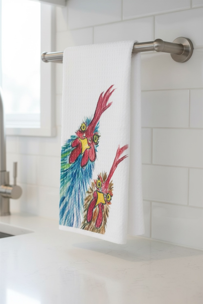 Chicken kitchen dish towel BESTSELLER