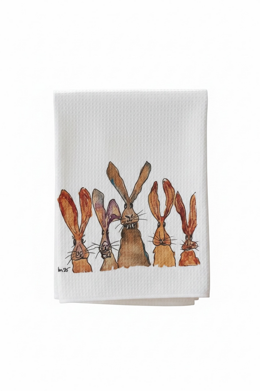 Rabbit Row kitchen dish towel