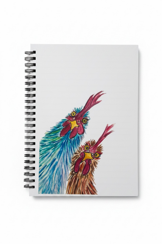Chickens spiral notebook journal