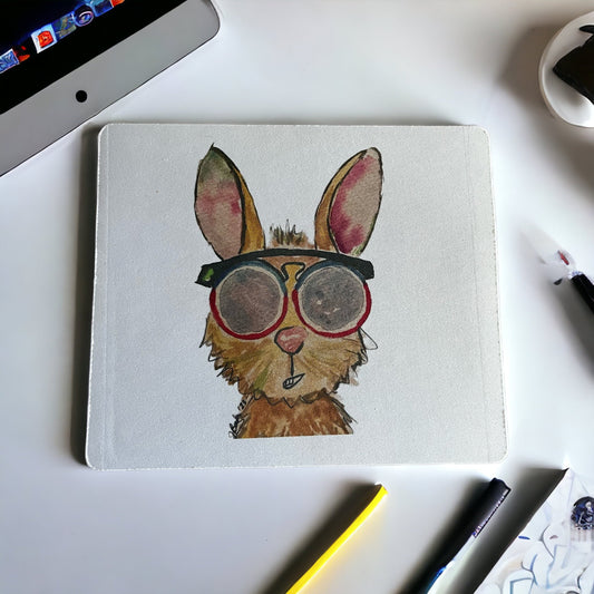Mousepads Rabbit in Sunglasses