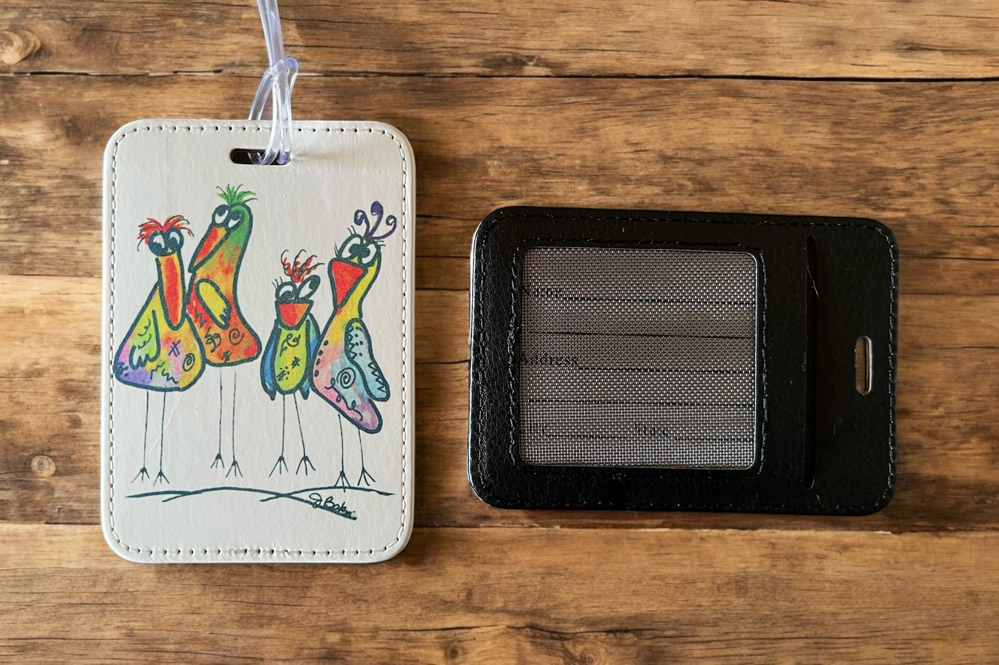 Little birds Luggage Tag