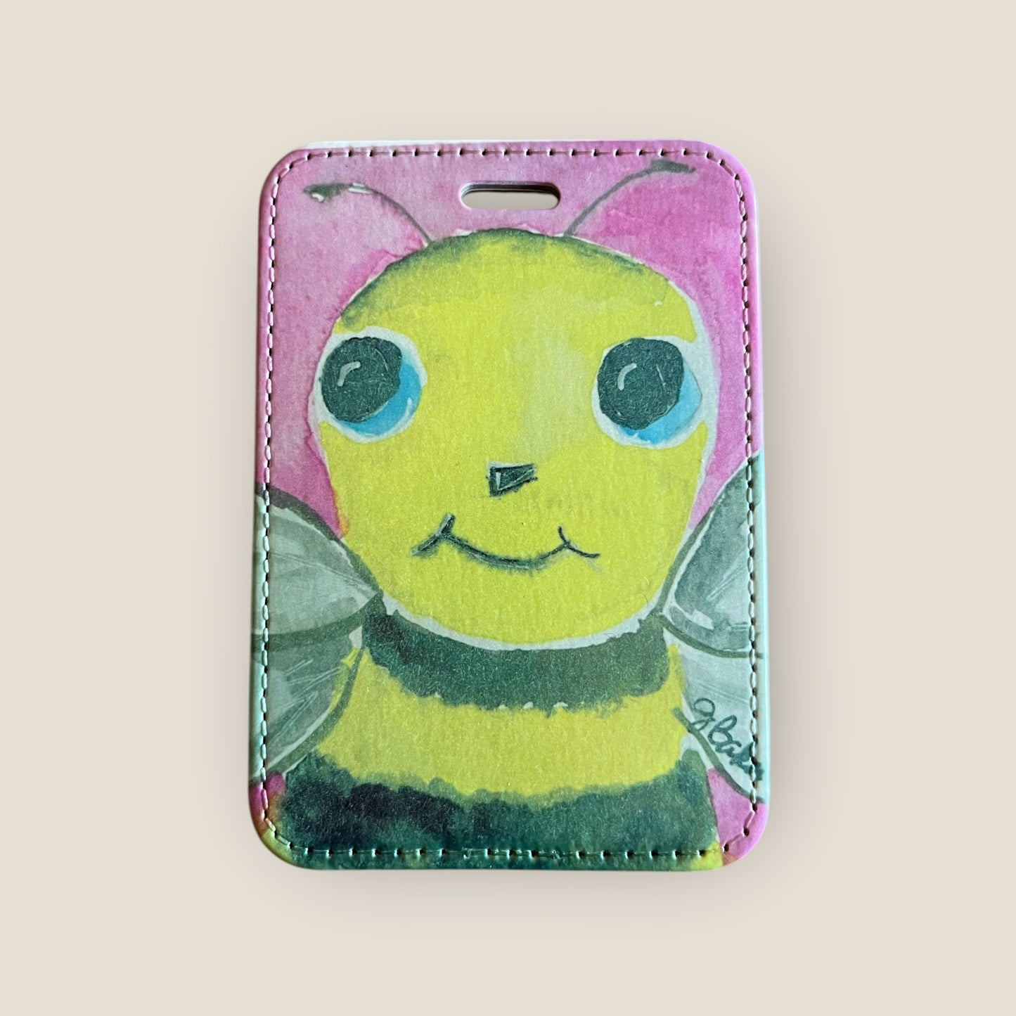 Bee Luggage Tag