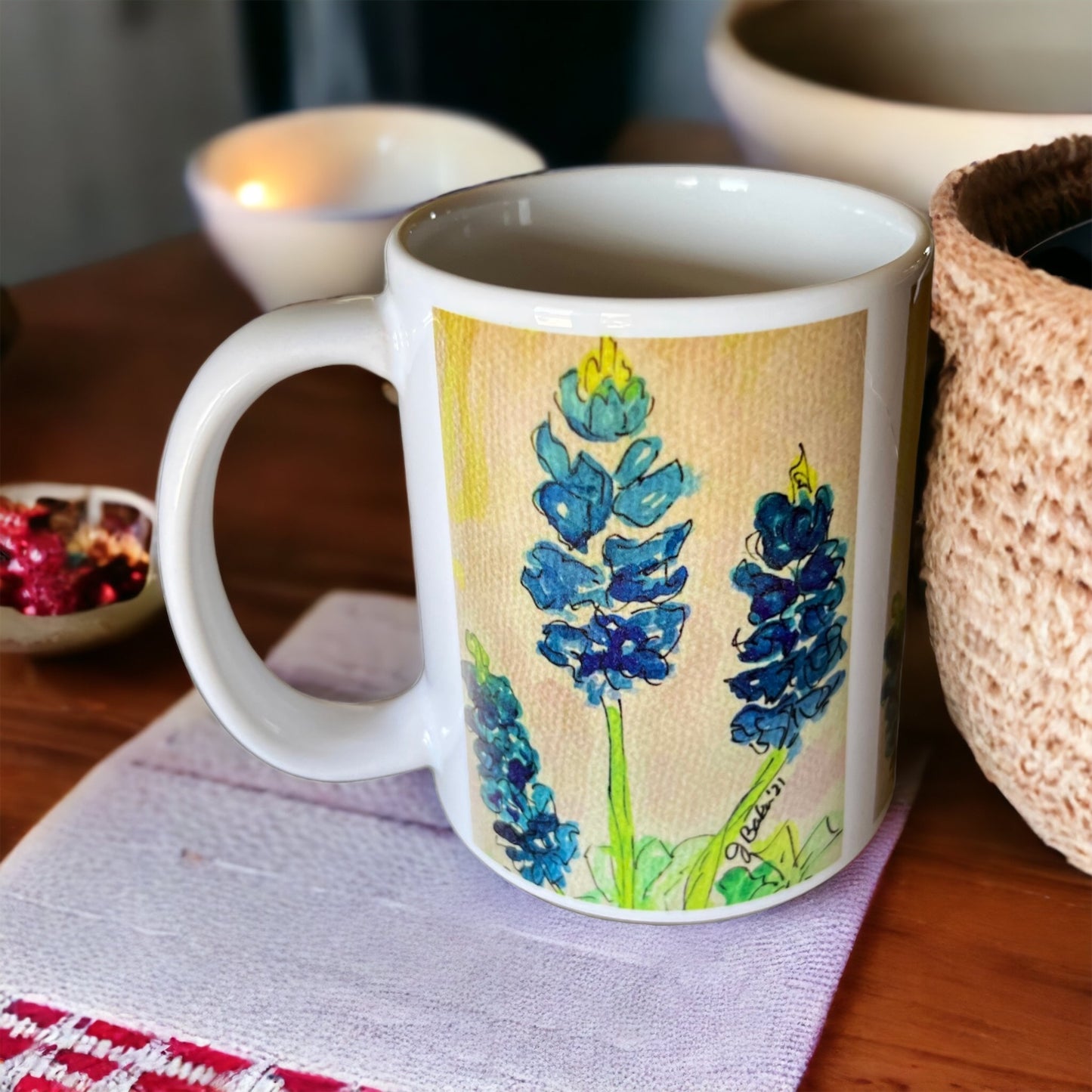 Texas Bluebonnets mug