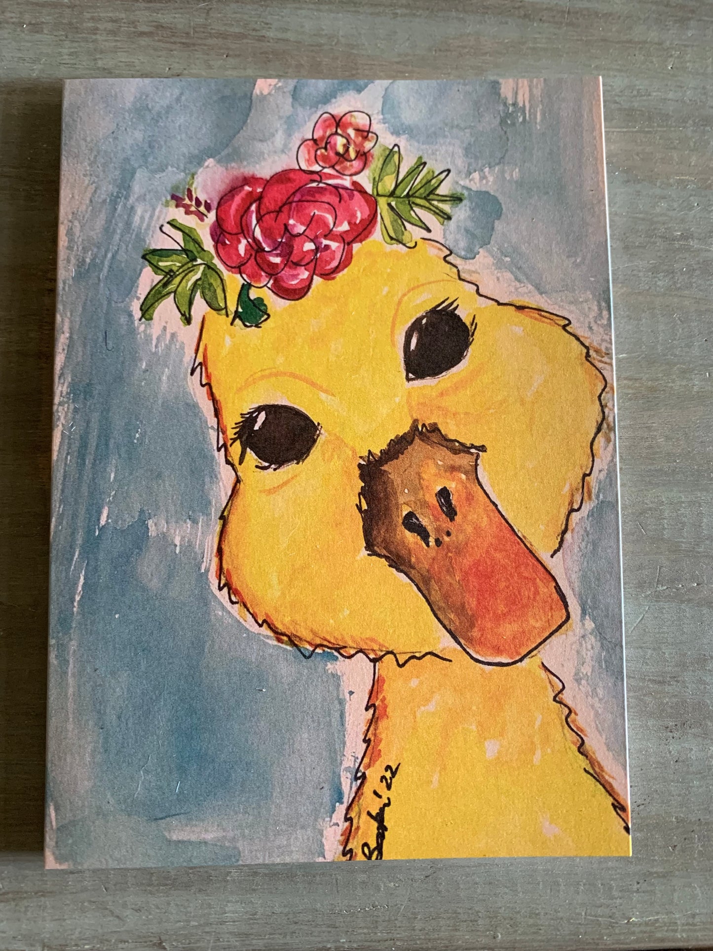 Duck blank notecard